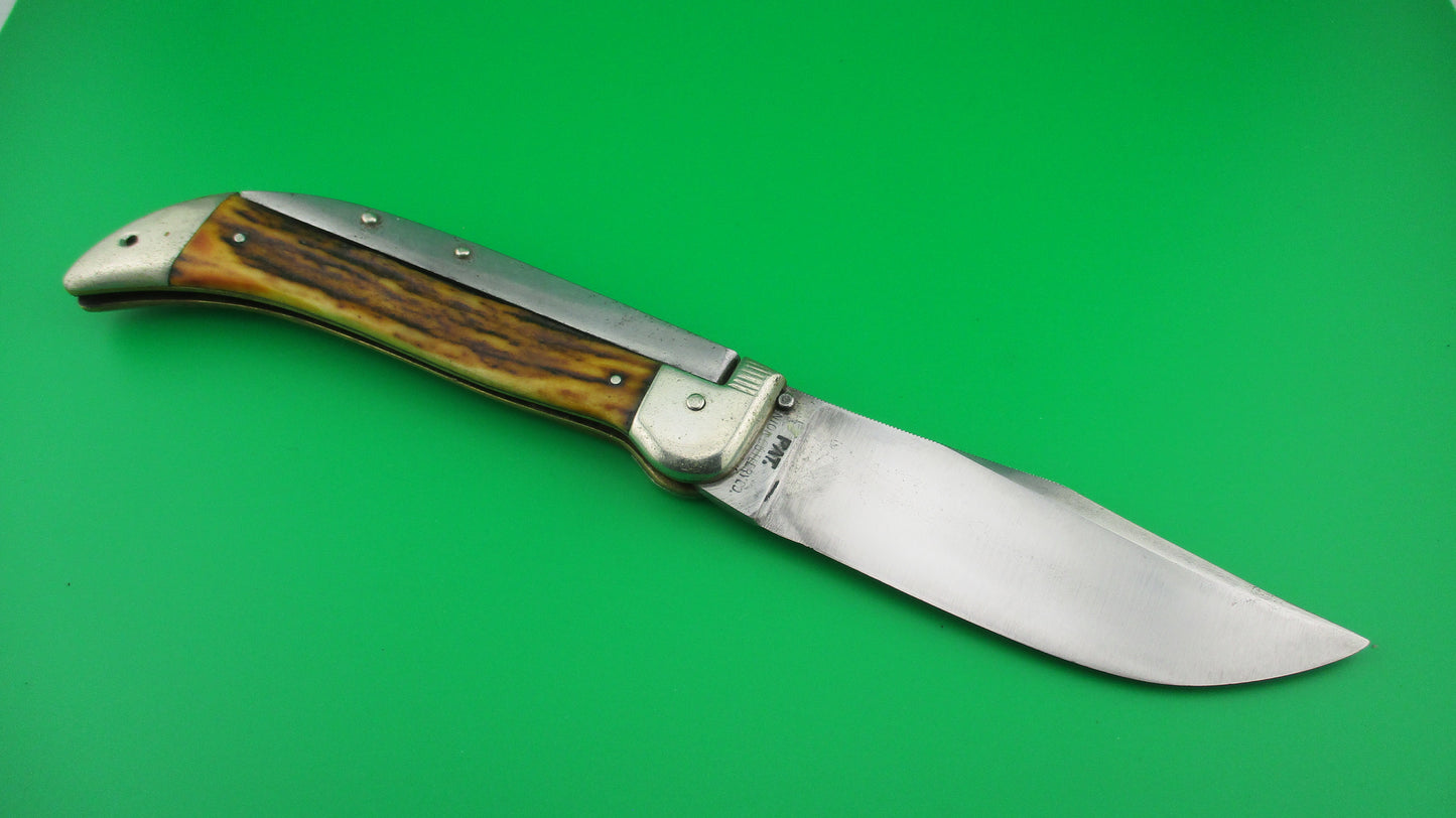 KaBar Grizzly Stag Vintage #2179 switchblade knife