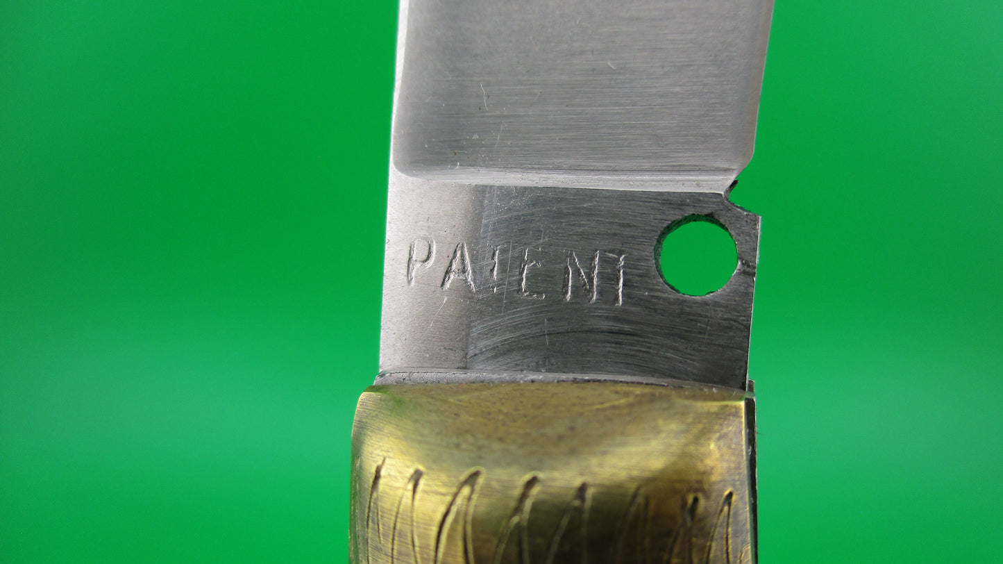 z Jndiana PATENT 21cm Italian Pattada Red Birds head automatic knife
