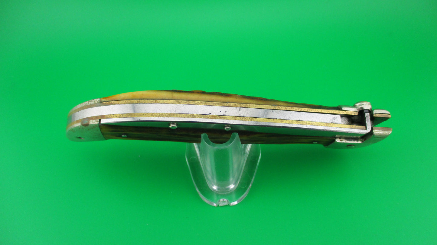 KaBar Grizzly Stag Vintage #2179 switchblade knife