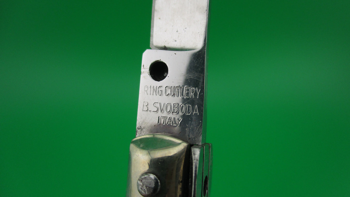 Ring Cutlery BSvoboda Italy 16cm 1950s Picklock New Old Stock w/ paper