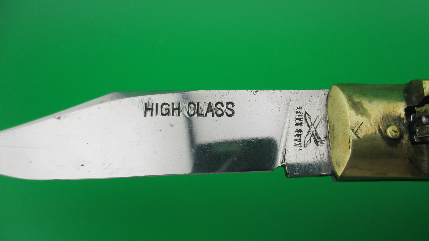 HIGH CLASS Bullfighter Dragon 18cm Mexican Black Souvenir lever switchblade knife