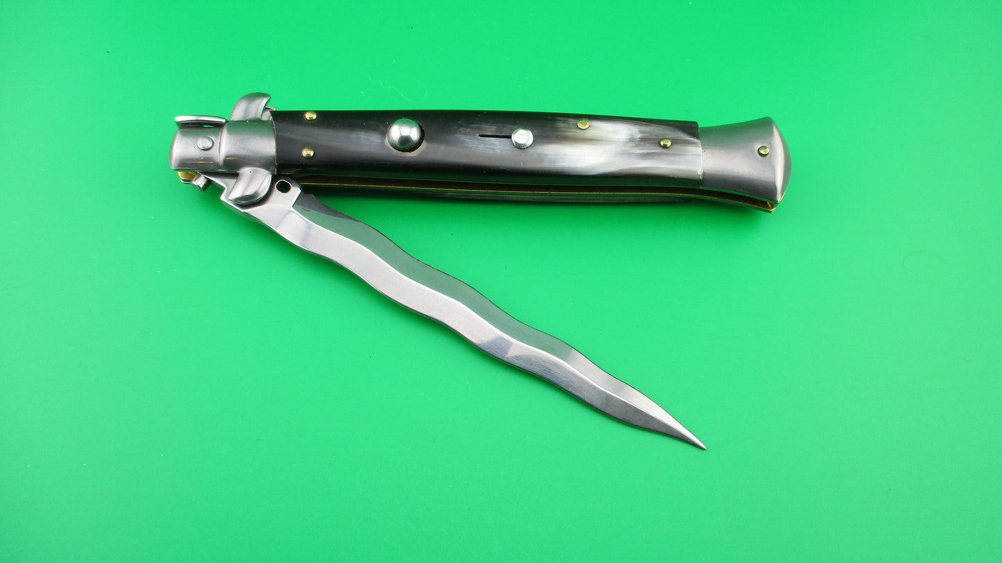 Frank B Italy 28cm Italian Kris Stiletto Switchblade knife