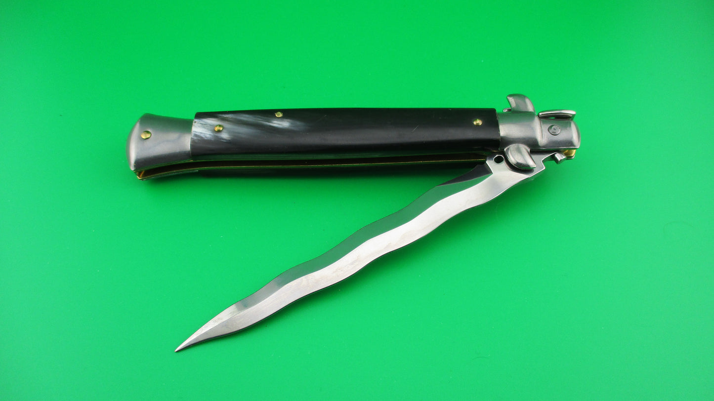 Frank B Italy 28cm Italian Kris Stiletto Switchblade knife