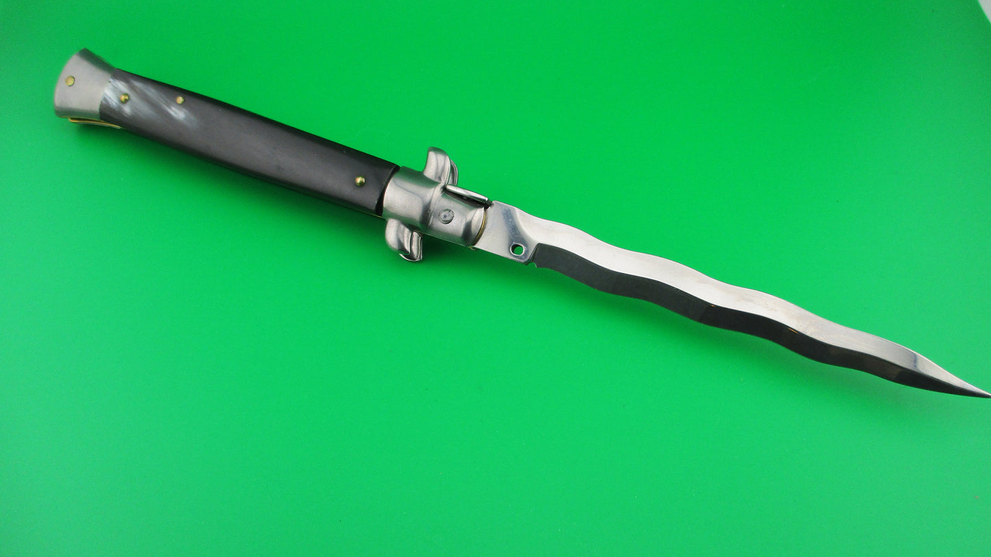Frank B Italy 28cm Italian Kris Stiletto Switchblade knife
