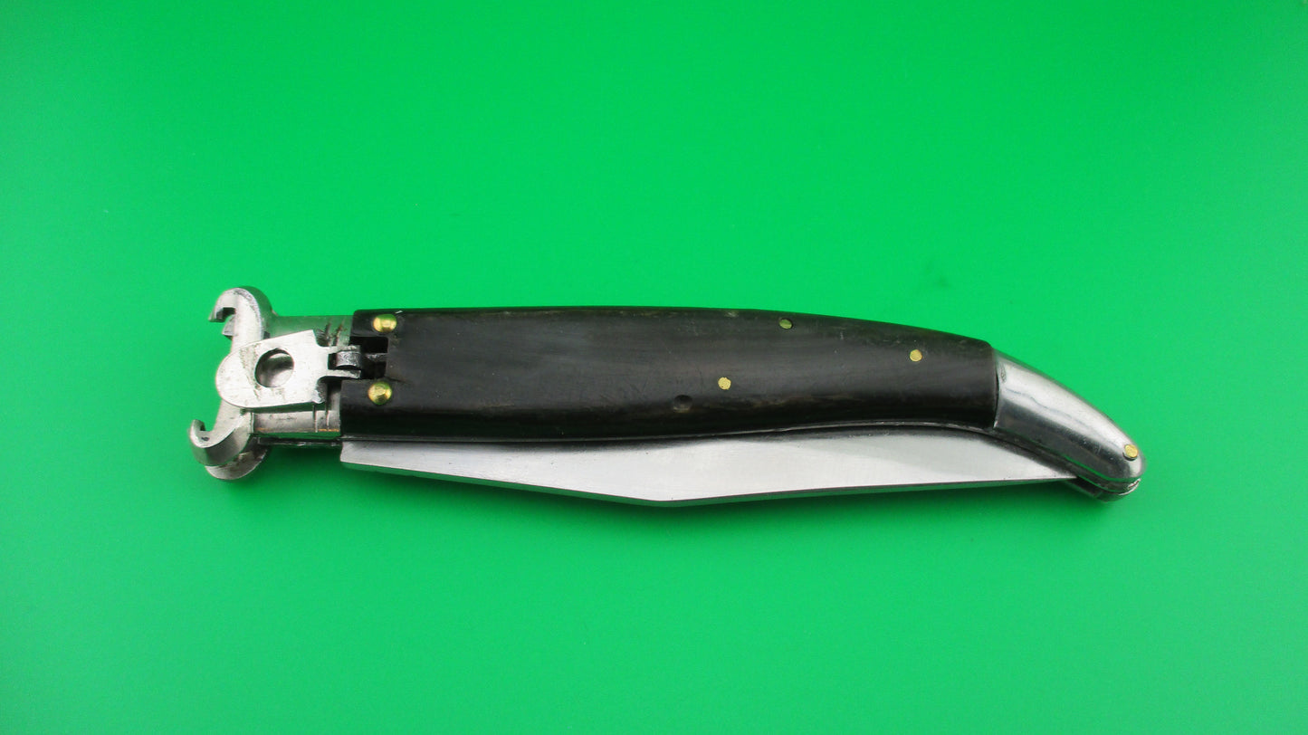 INOX 25cm Italian Curved tail Lever Shell puller automatic knife