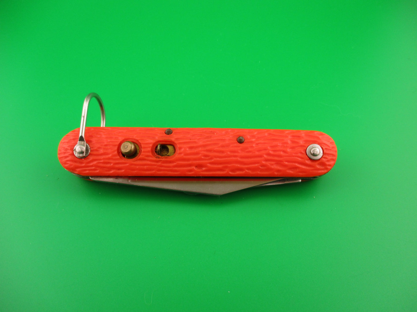 Logan Smyth Venice FL MC1 Orange Paratrooper automatic knife New Old Stock
