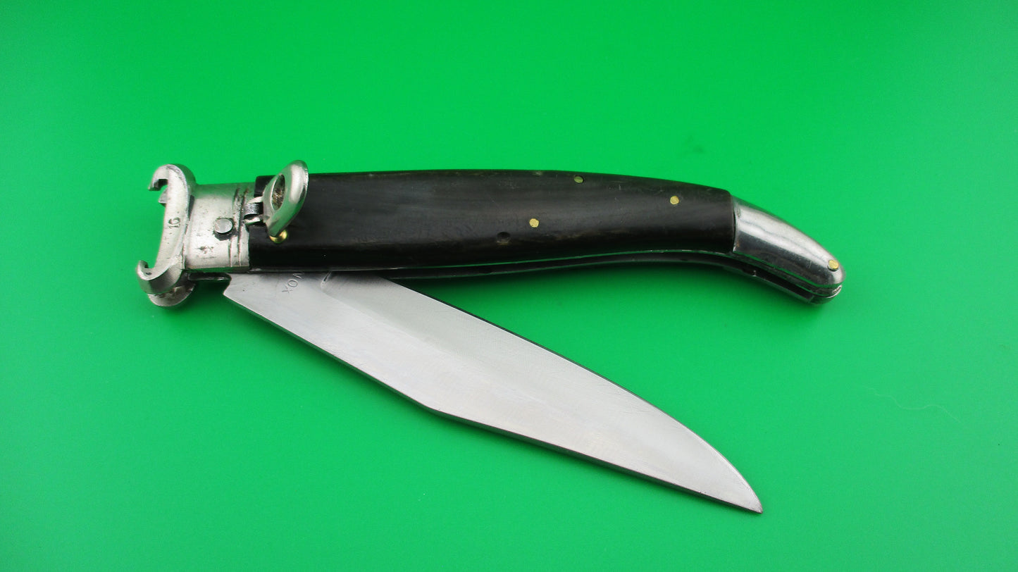 INOX 25cm Italian Curved tail Lever Shell puller automatic knife