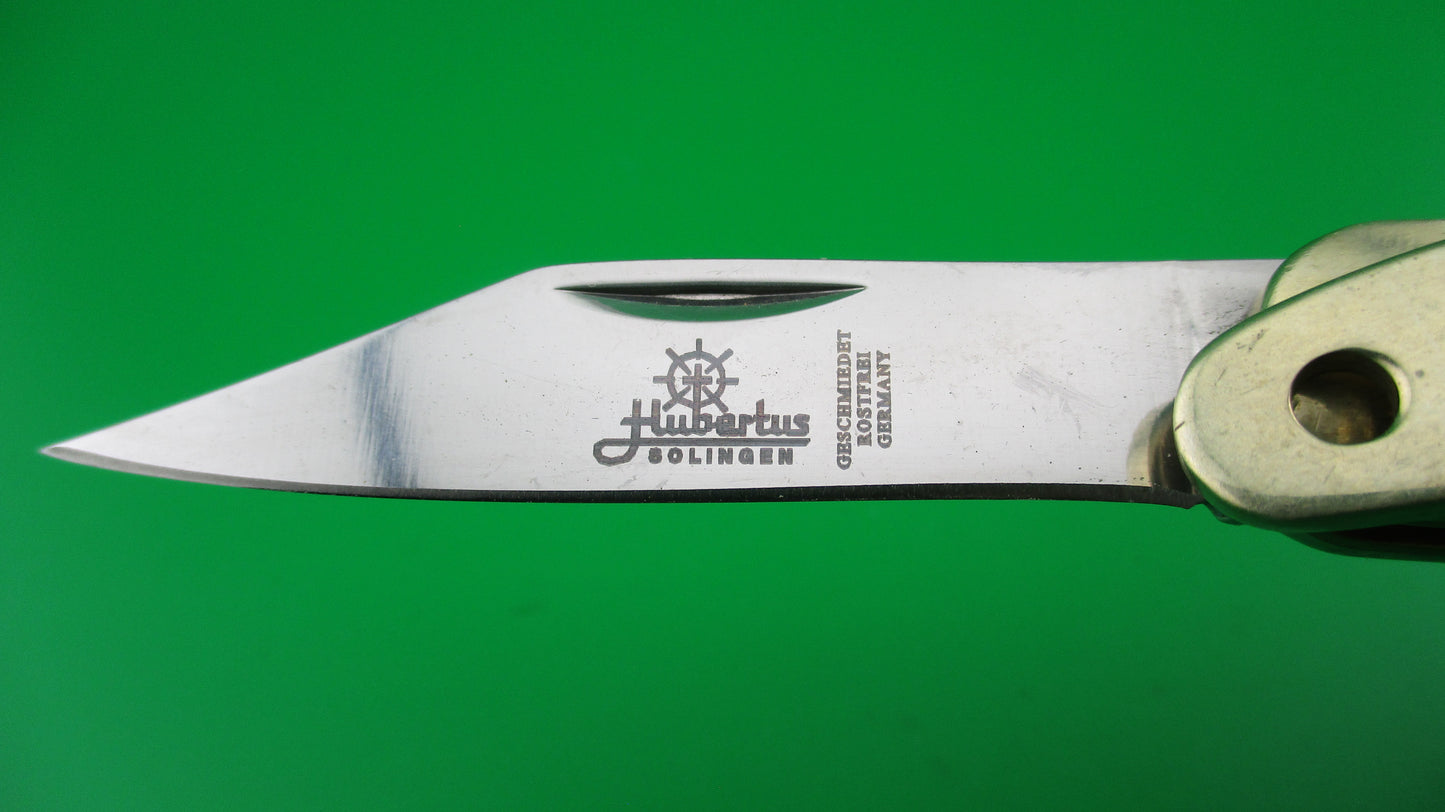 z Hubertus Solingen 8cm German Lever Liliput Stag automatic knife