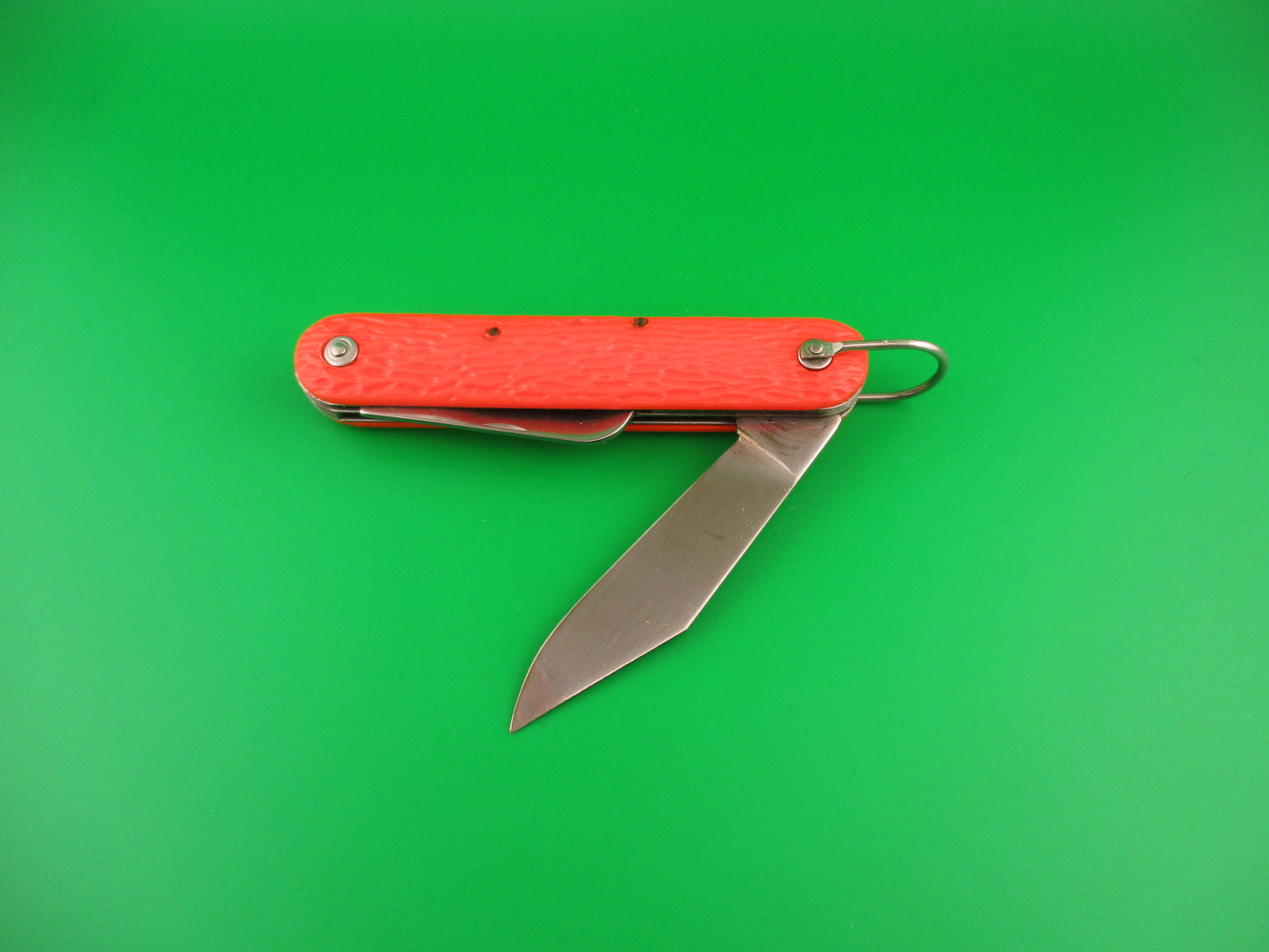 Logan Smyth Venice FL MC1 Orange Paratrooper automatic knife New Old Stock