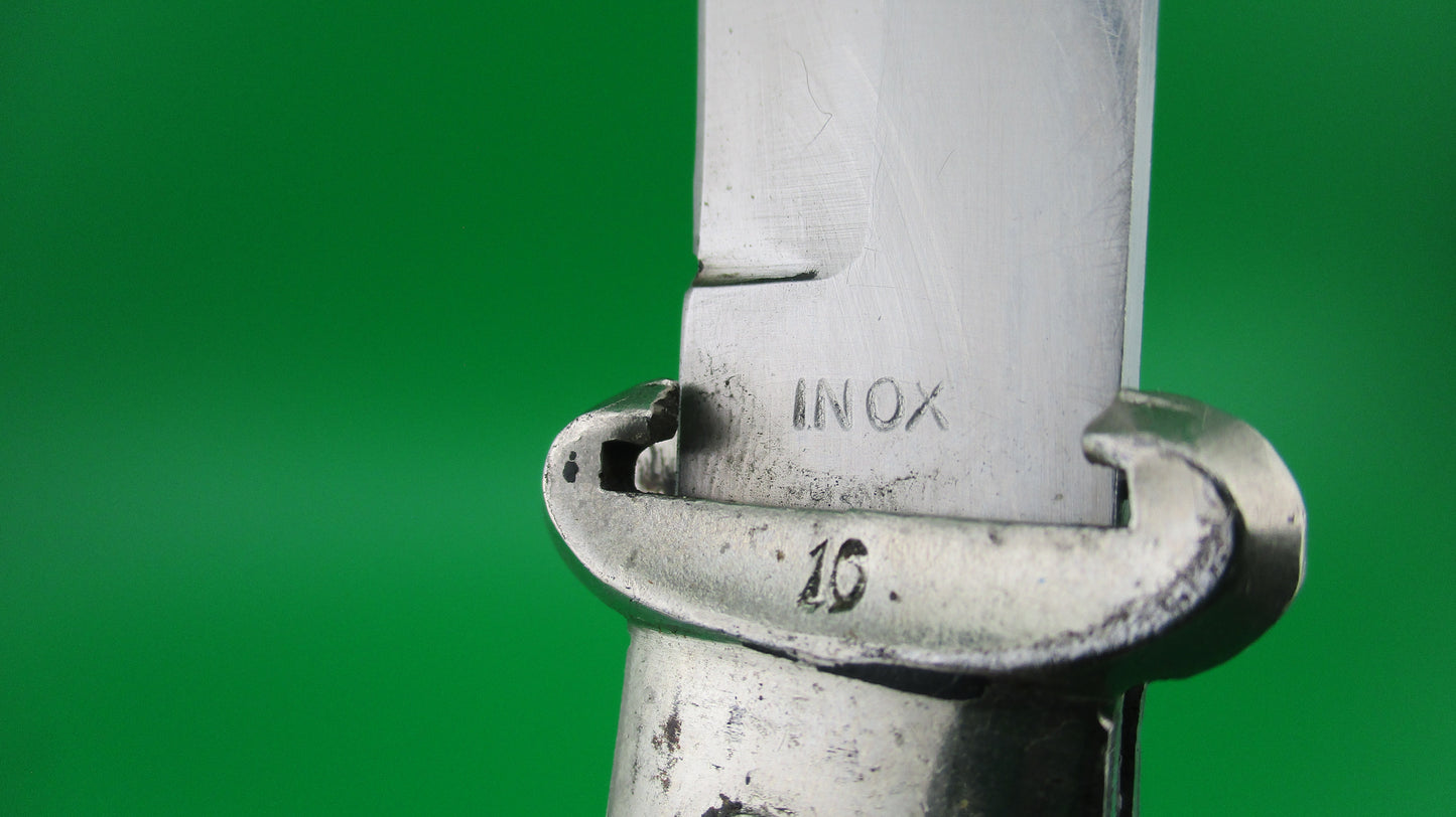INOX 25cm Italian Curved tail Lever Shell puller automatic knife