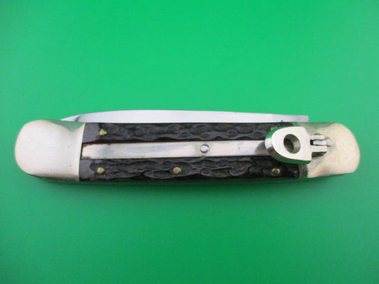 z German Lever knife C.Lutters CIE Solingen Loewen Messer Lion