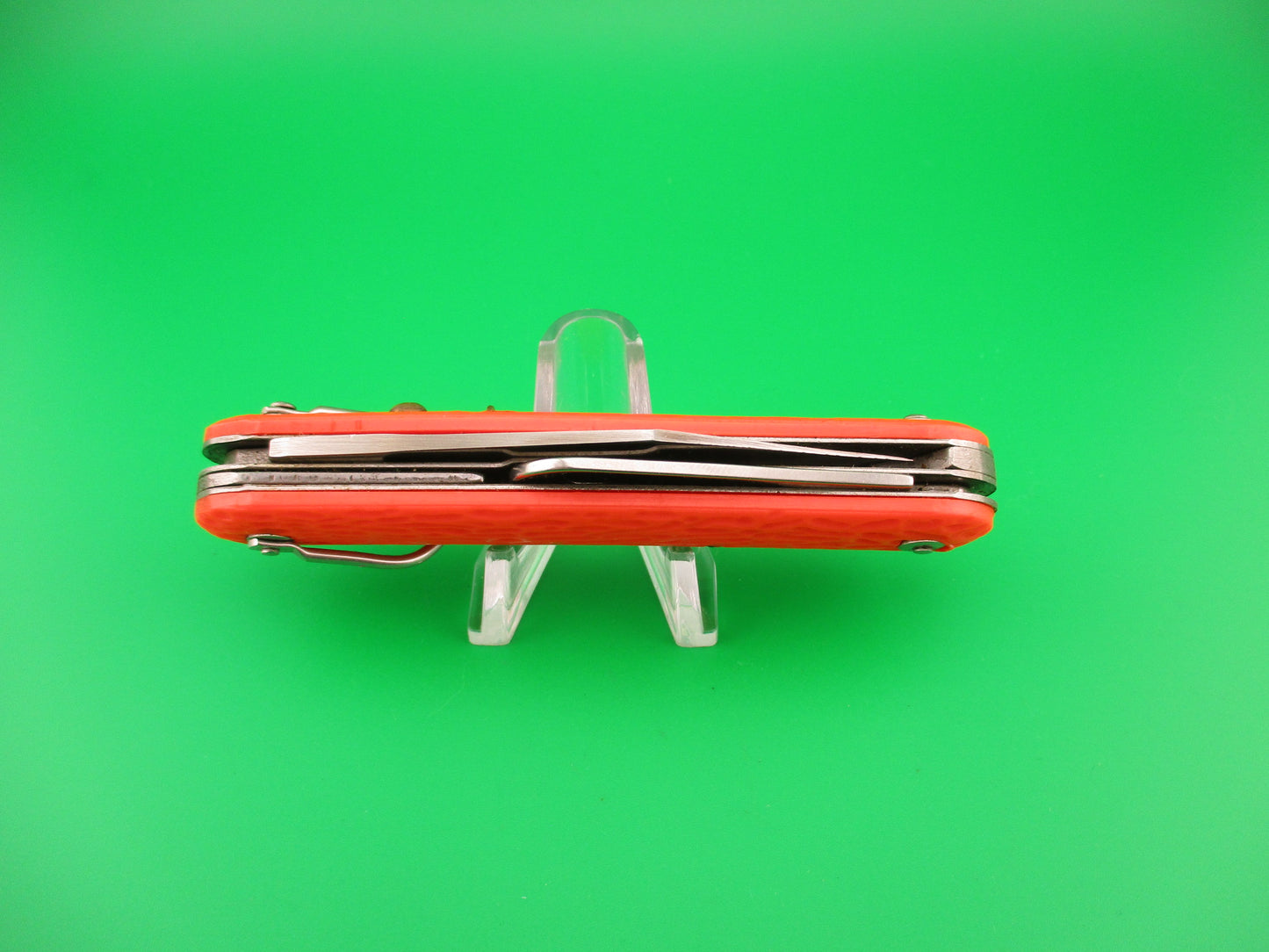 Logan Smyth Venice FL MC1 Orange Paratrooper automatic knife New Old Stock