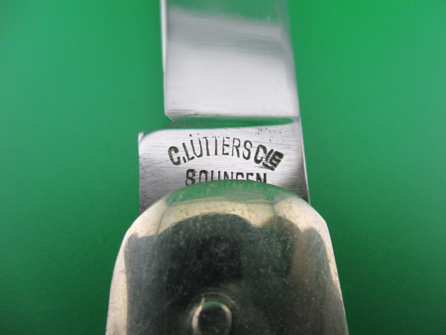 z German Lever knife C.Lutters CIE Solingen Loewen Messer Lion