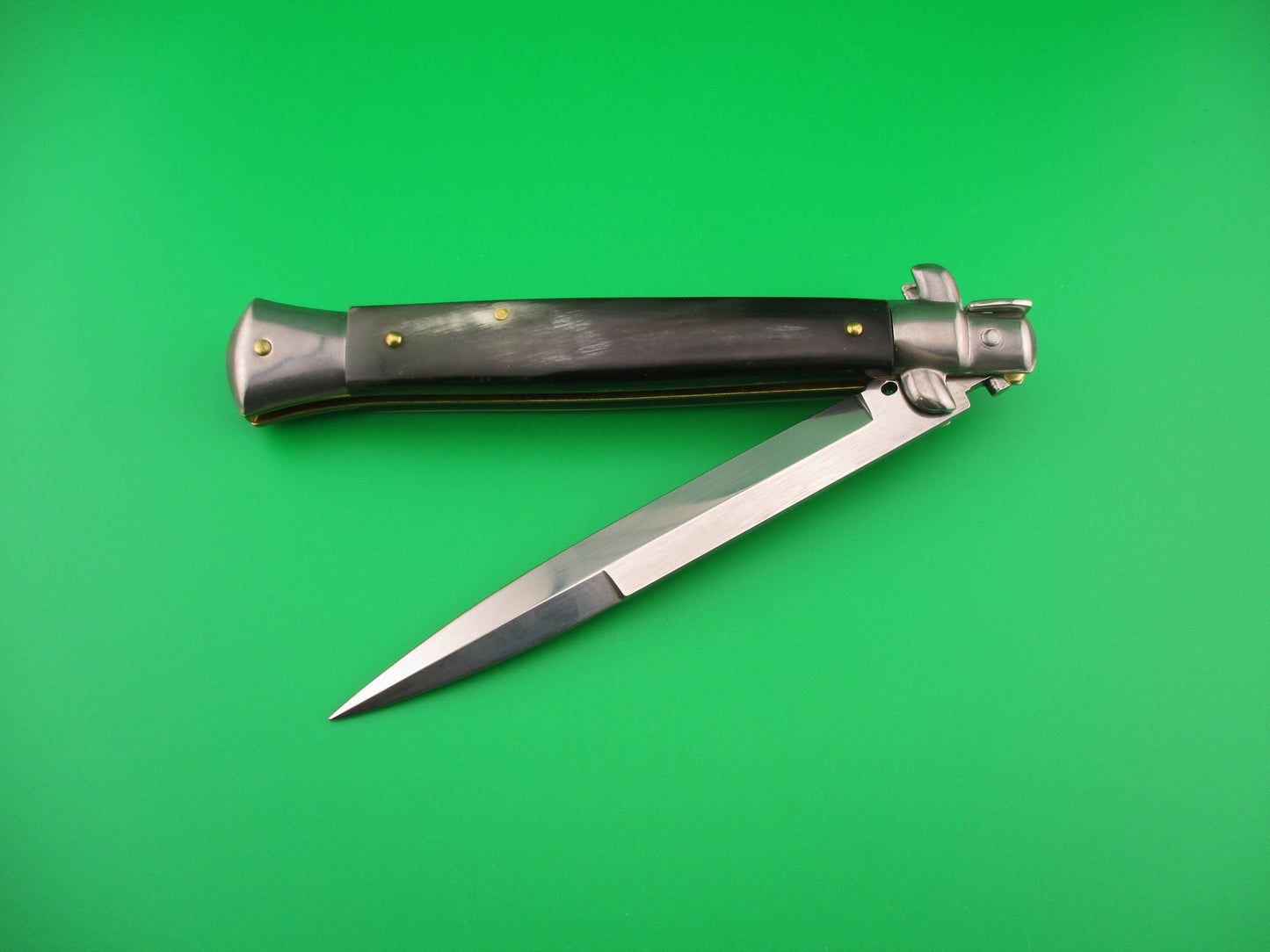 FRANK B ITALY 28cm Italian 11 inch Bayonet Horn swivel bolster automatic knife