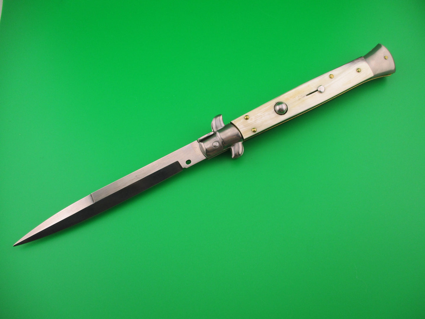 FRANK B ITALY 28cm Italian 11 inch Bayonet Horn swivel bolster automatic knife