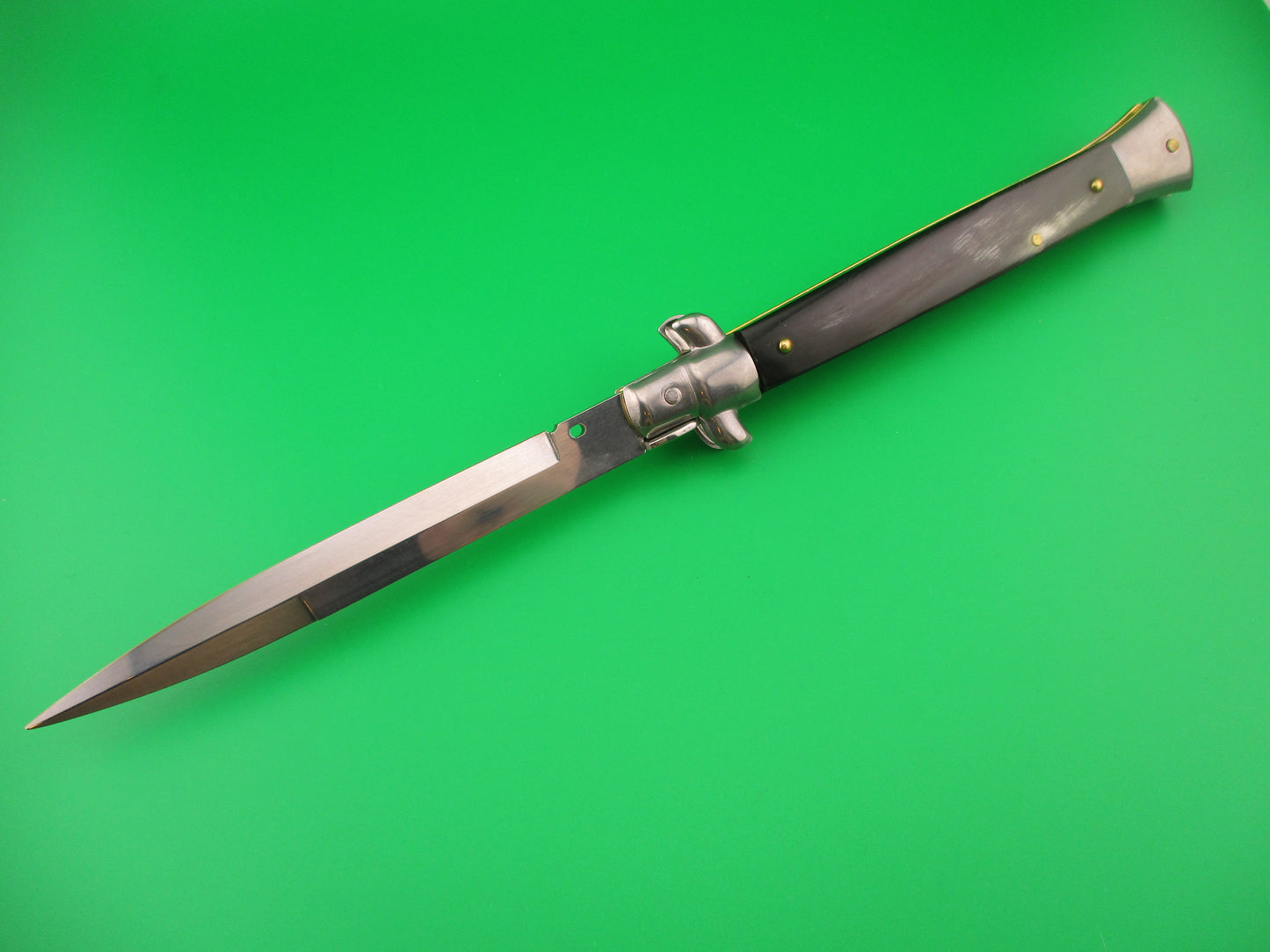 FRANK B ITALY 28cm Italian 11 inch Bayonet Horn swivel bolster automatic knife