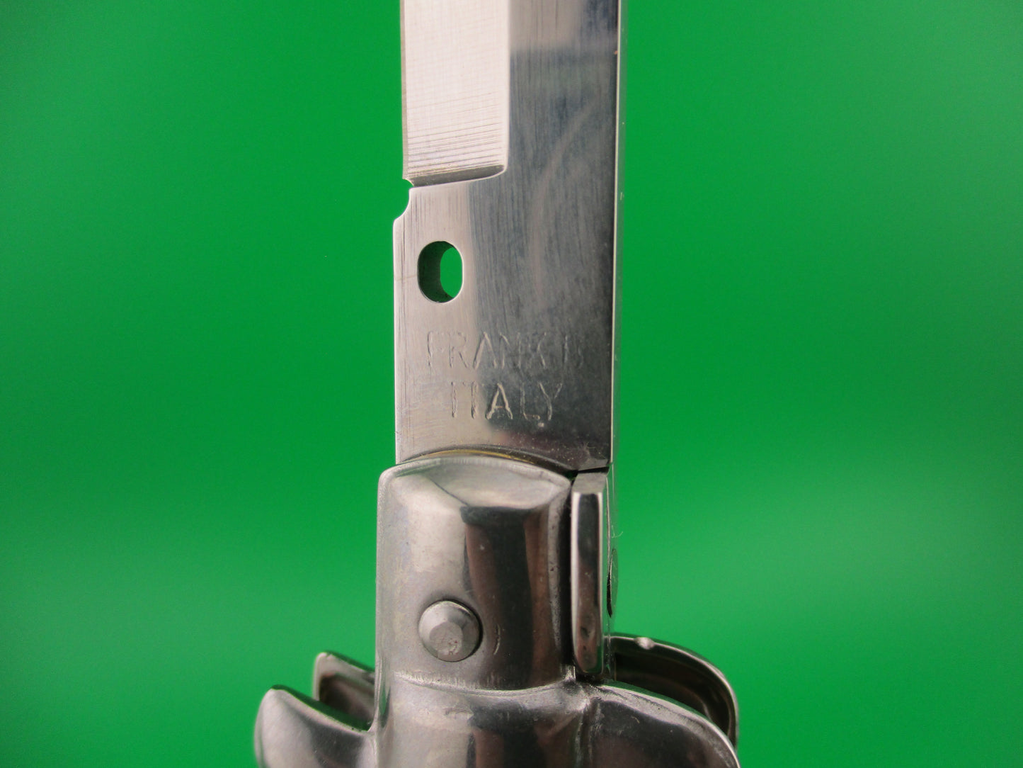 FRANK B ITALY 28cm Italian 11 inch Bayonet Horn swivel bolster automatic knife