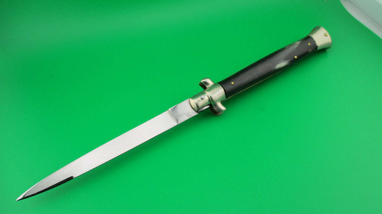 INOX 9 28cm Italian Stiletto Transitional 1960s vintage automatic knife