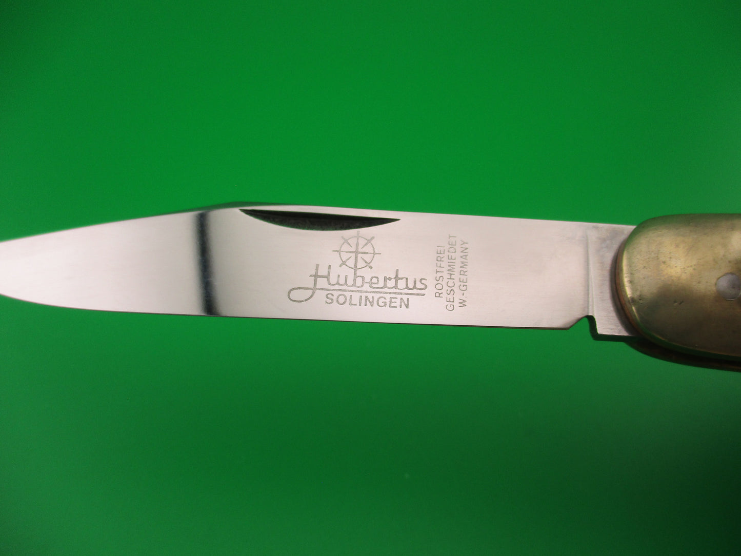 Hubertus SOLINGEN 10cm German Lever Stag West Germany automatic knife