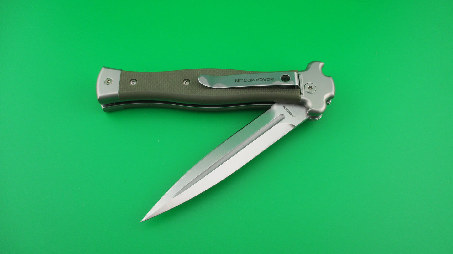 z AGA CAMPOLIN ZERO 22cm Italian Inverted leverlock automatic knife
