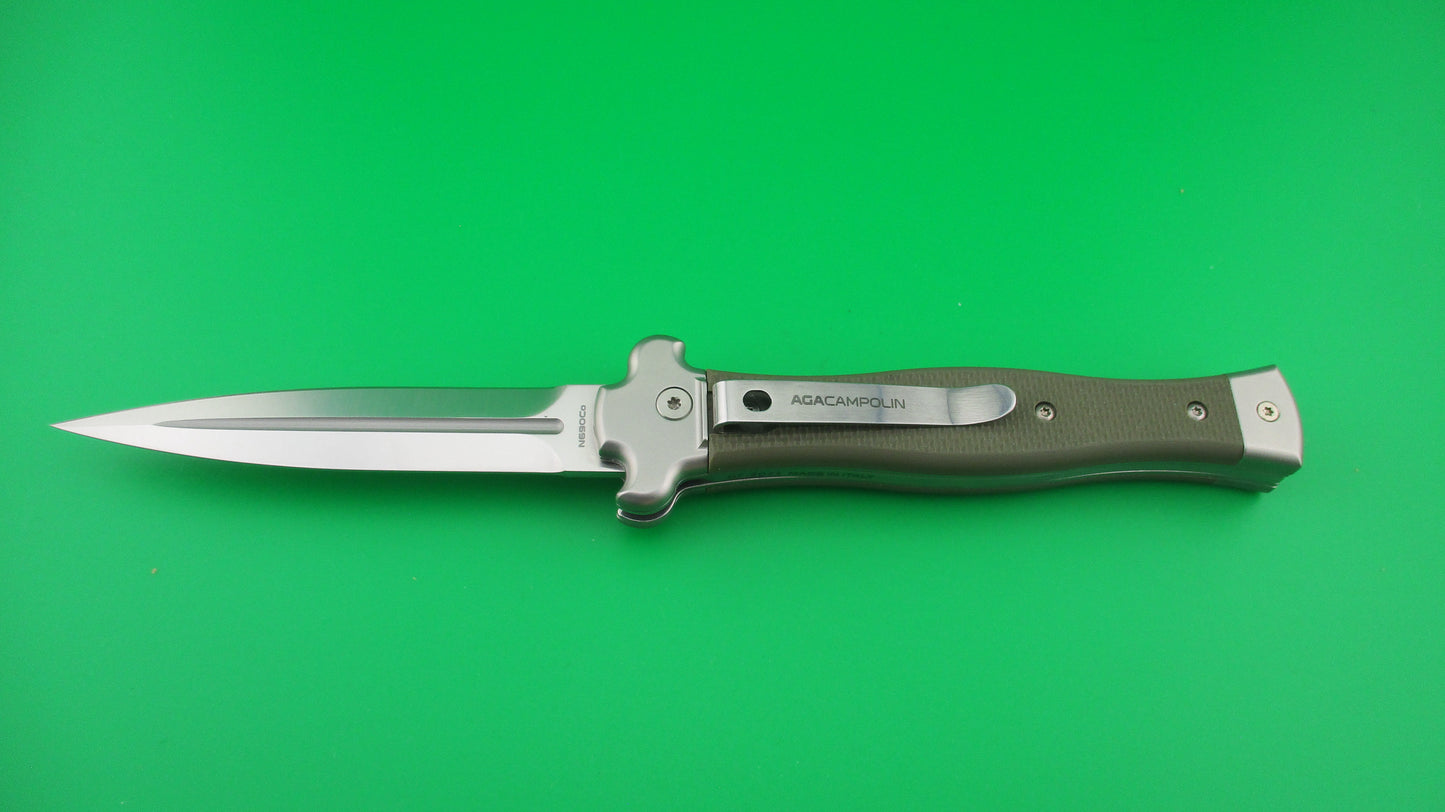 z AGA CAMPOLIN ZERO 22cm Italian Inverted leverlock automatic knife