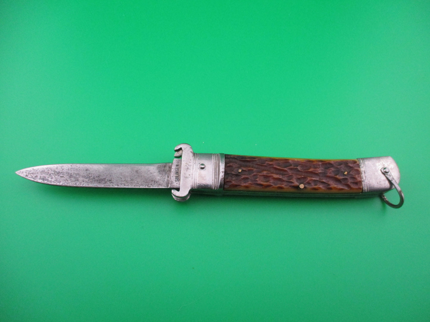 z BAZAR 1950s German Lever knife shell puller switchblade