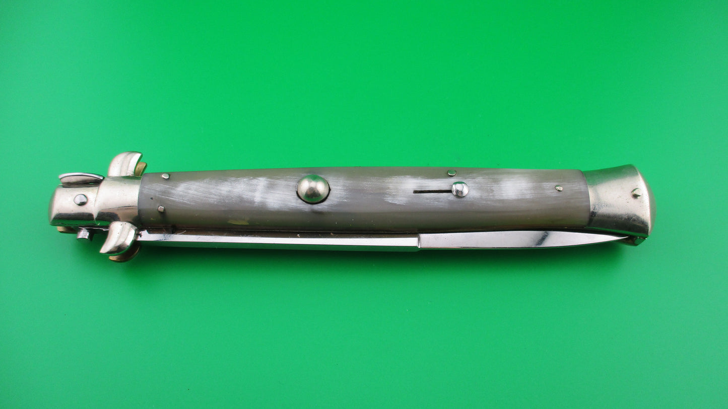 Z AGA CAMPOLIN 33cm Picklock Stiletto Honey horn NOS automatic knife