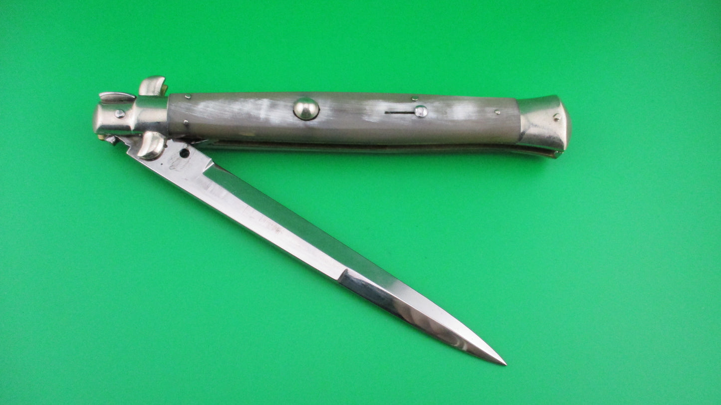Z AGA CAMPOLIN 33cm Picklock Stiletto Honey horn NOS automatic knife