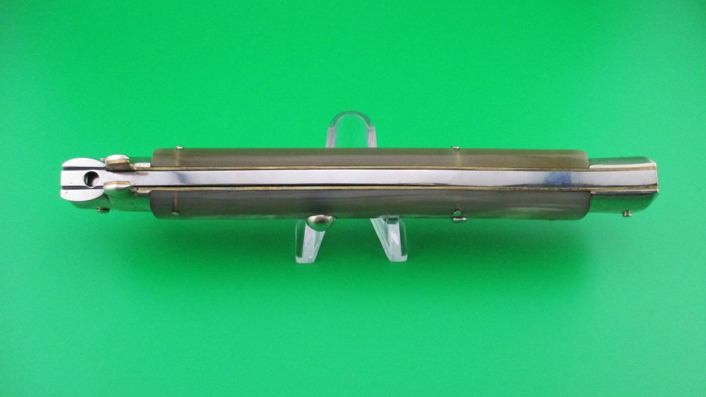 Z AGA CAMPOLIN 33cm Picklock Stiletto Honey horn NOS automatic knife