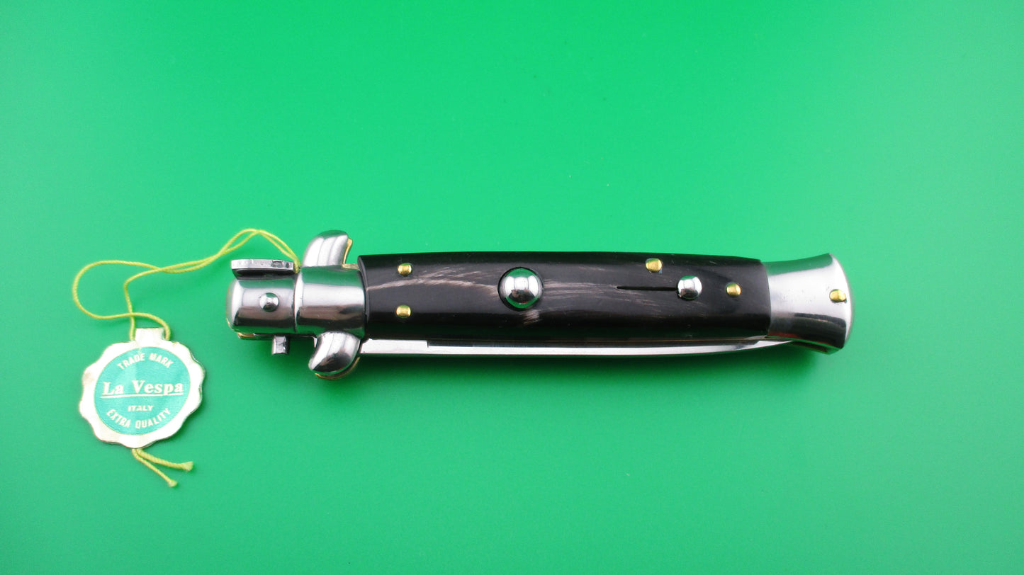 z MADE ITALY LaVespa 23cm Italian Stiletto Swivel bolster vintage switchblade knife