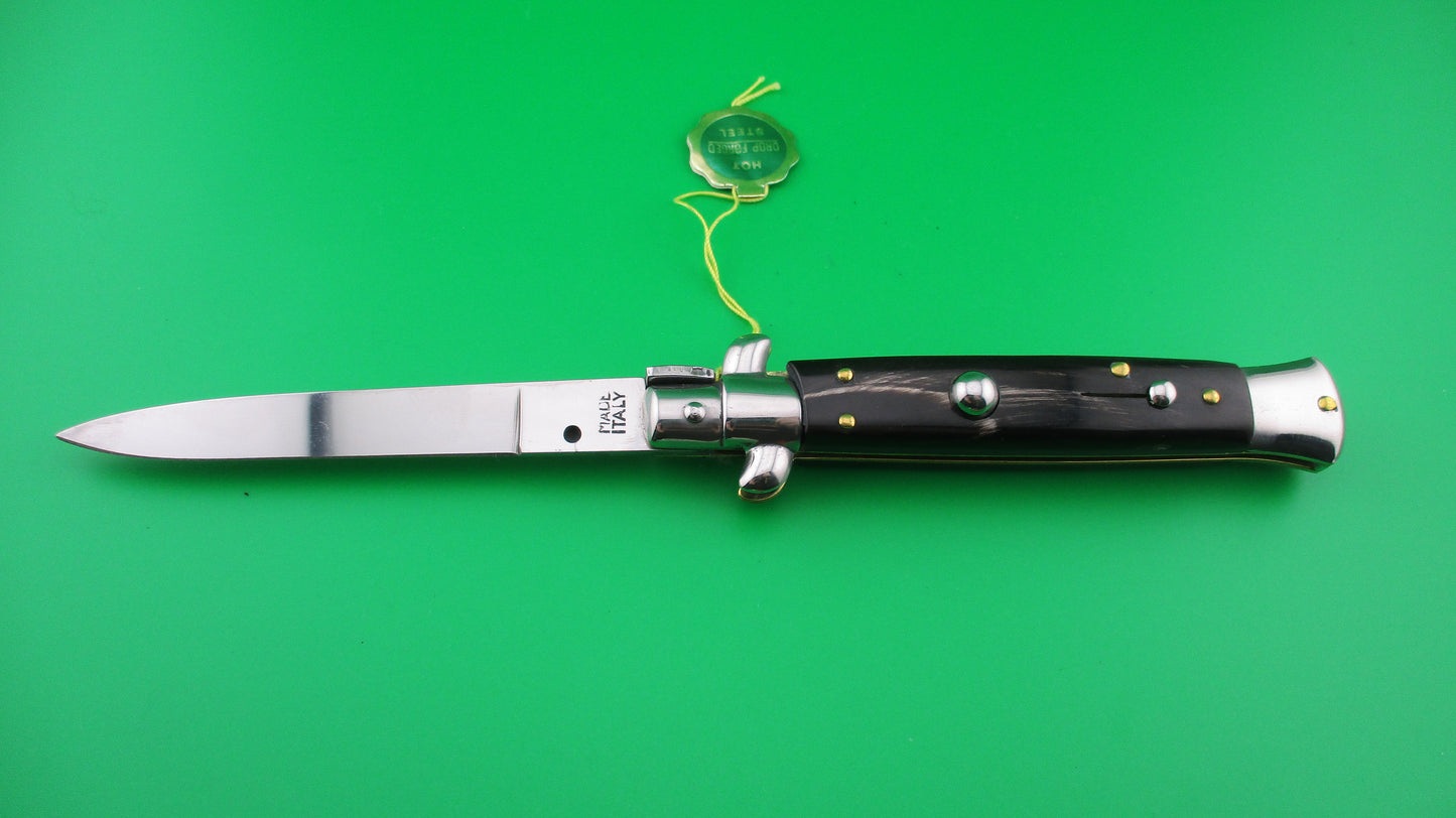 z MADE ITALY LaVespa 23cm Italian Stiletto Swivel bolster vintage switchblade knife