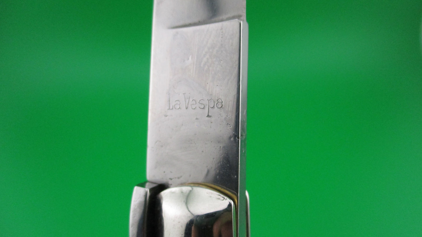 z MADE ITALY LaVespa 23cm Italian Stiletto Swivel bolster vintage switchblade knife