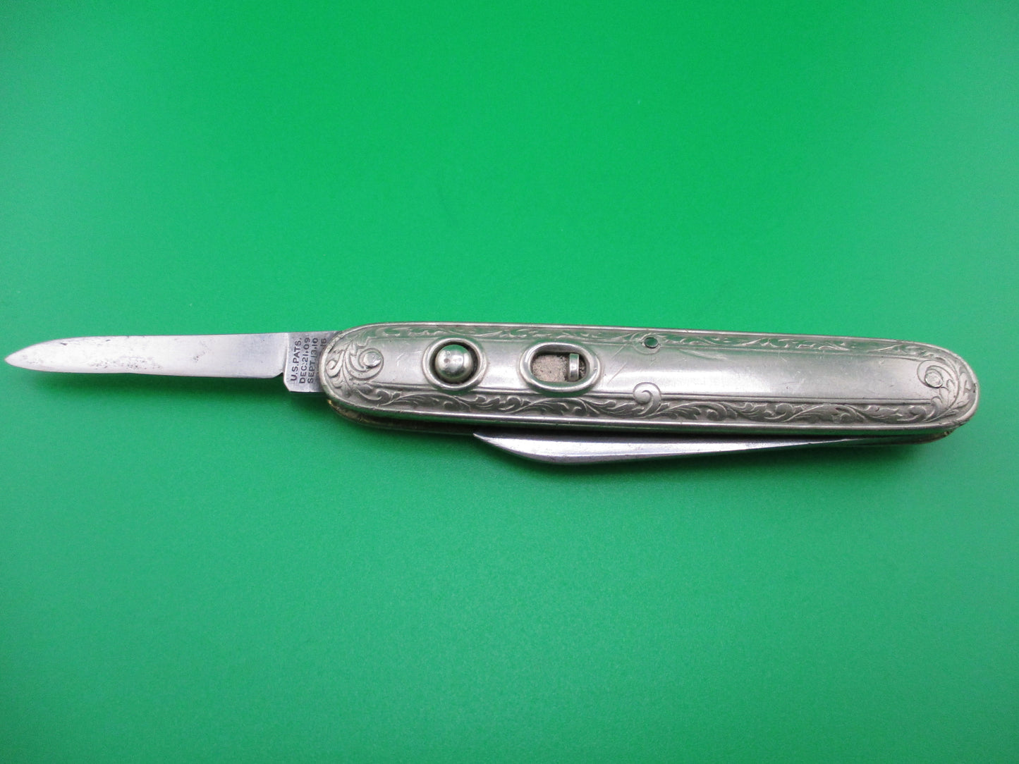 z Schrade Cut Co Sterling Silver medium Double