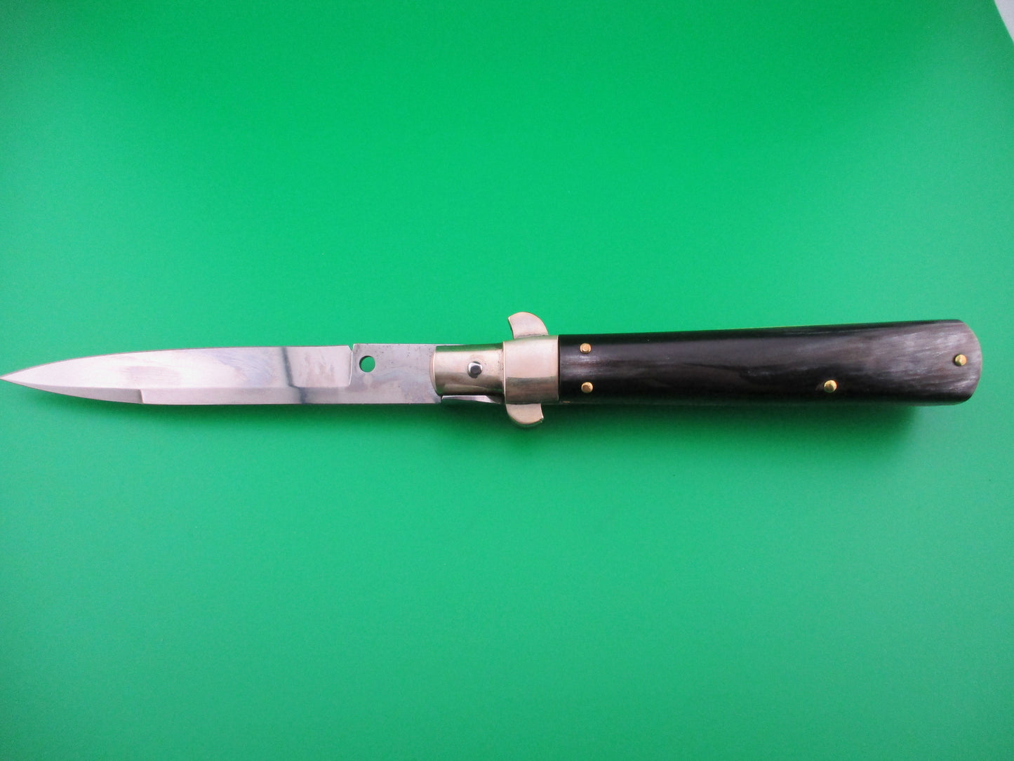 z Renzo Pascotto Italian 10 inch Frosolone style switchblade