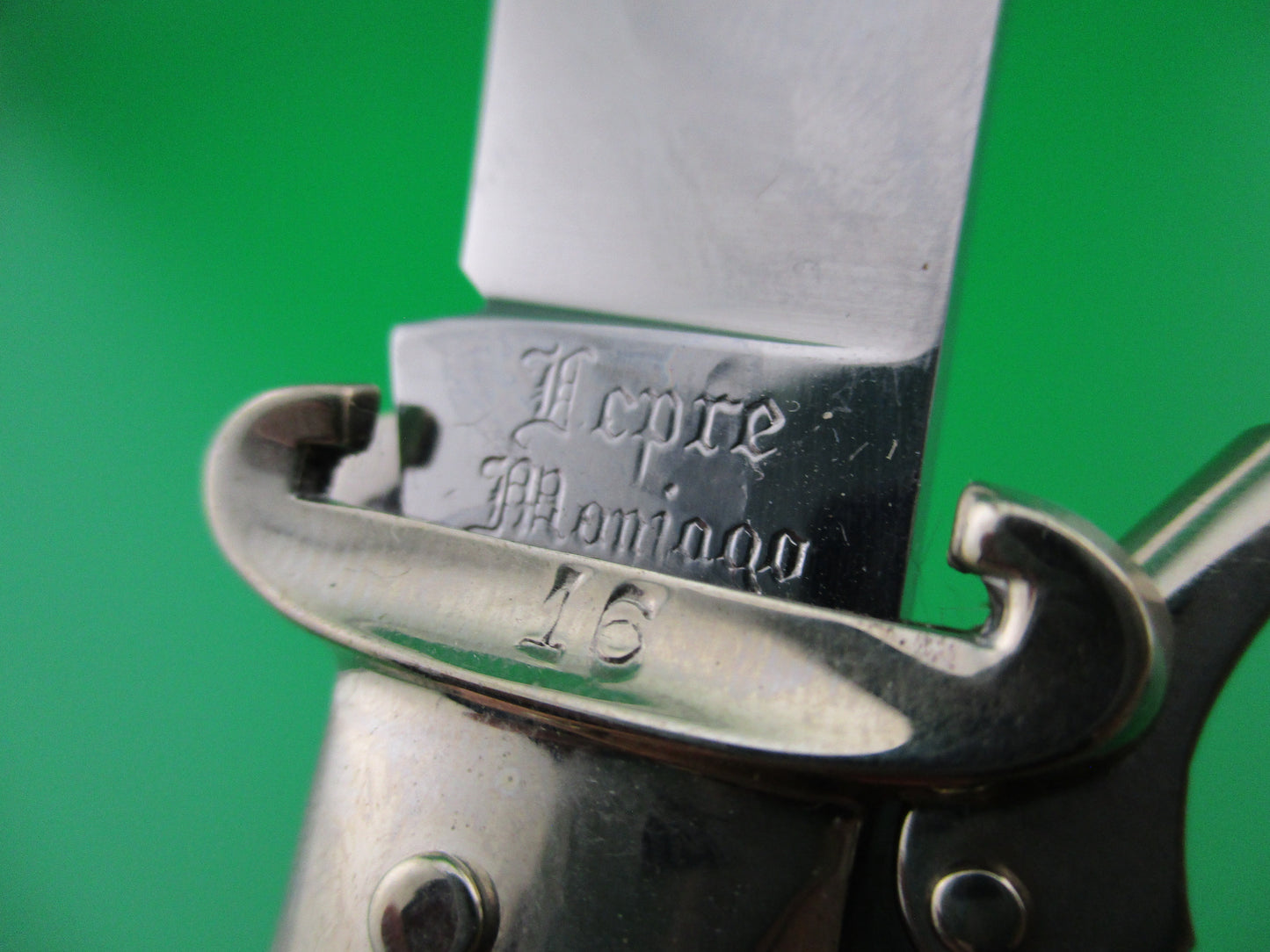 Italian Lepre Maniago Stag Handle Shell puller Fulcrum