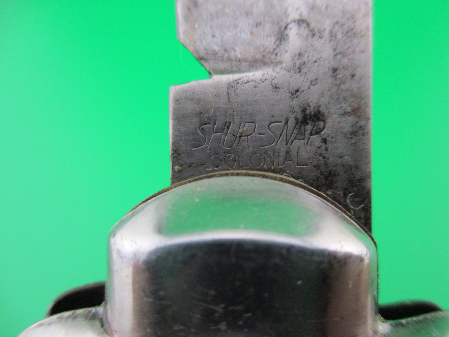 Colonial SHUR SNAP JUMBO jack Maroon/silver switchblade