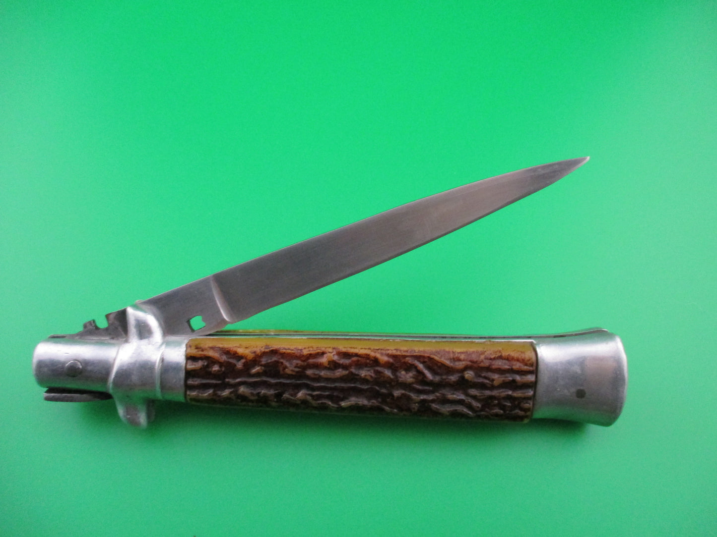 z INOX Spanish 10 inch stiletto Aluminum swivel bolster automatic knife