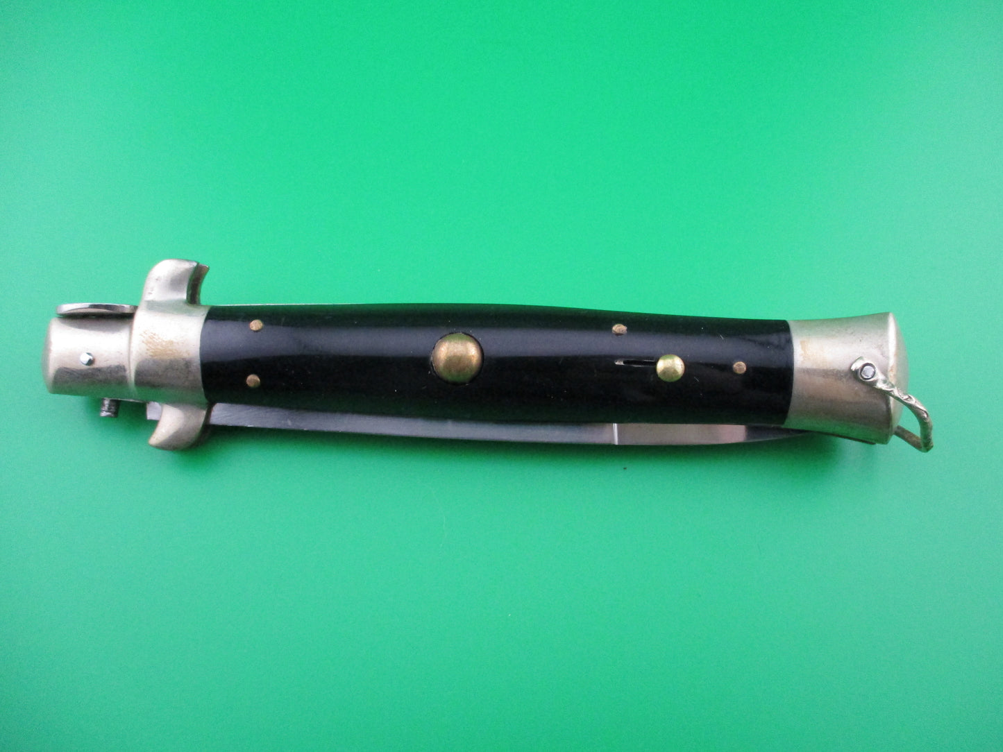 z STAINLESS STEEL 27cm Japanese vintage picklock black with lanyard