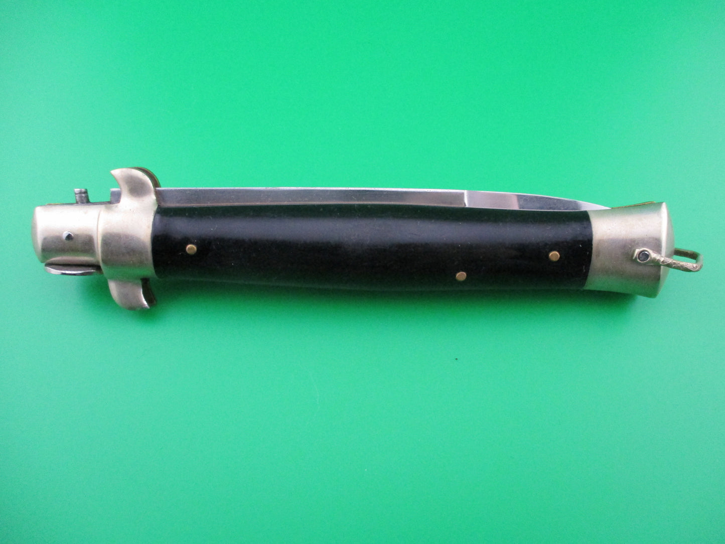 z STAINLESS STEEL 27cm Japanese vintage picklock black with lanyard