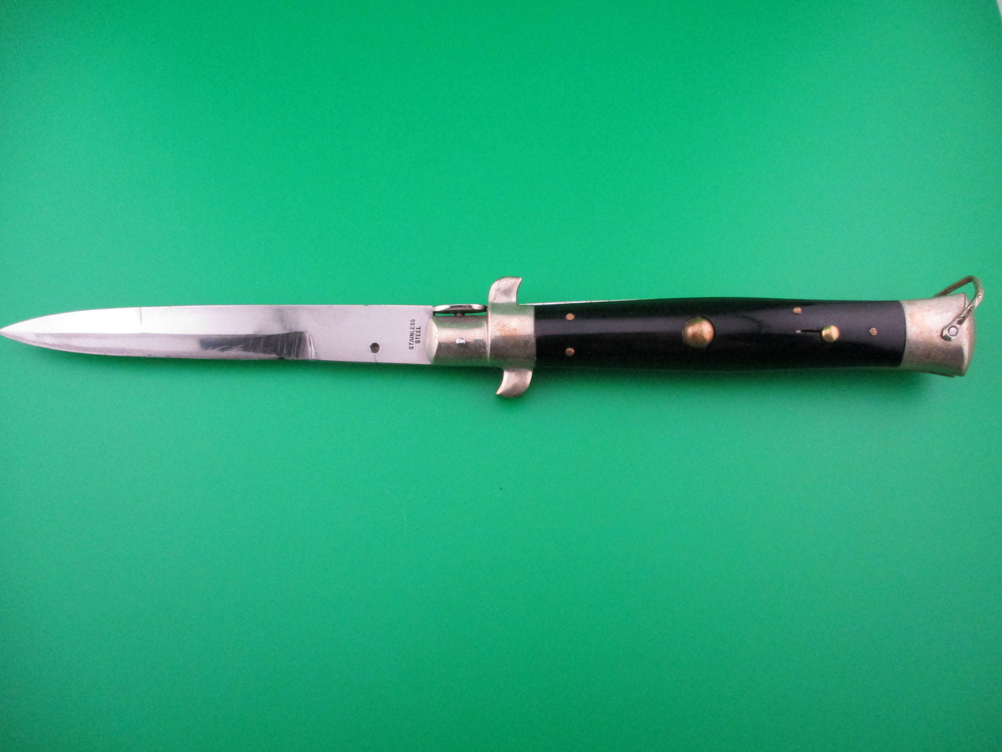 z STAINLESS STEEL 27cm Japanese vintage picklock black with lanyard