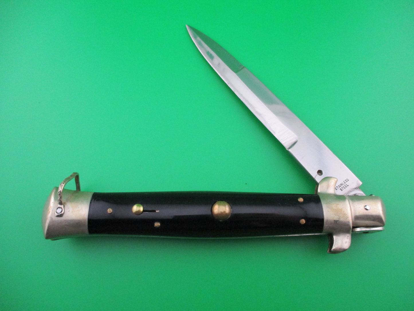 z STAINLESS STEEL 27cm Japanese vintage picklock black with lanyard