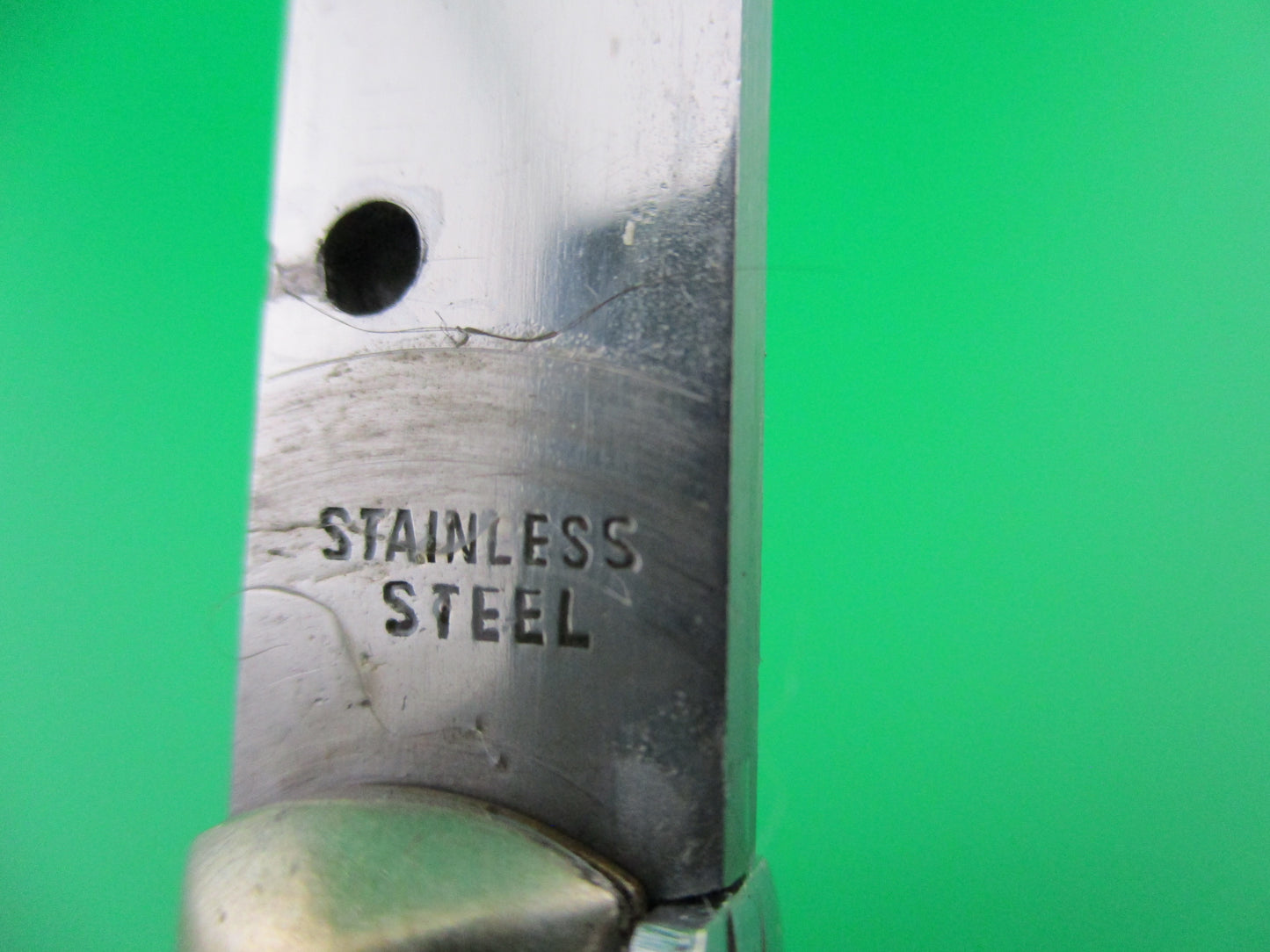 z STAINLESS STEEL 23cm Japanese picklock white switchblade