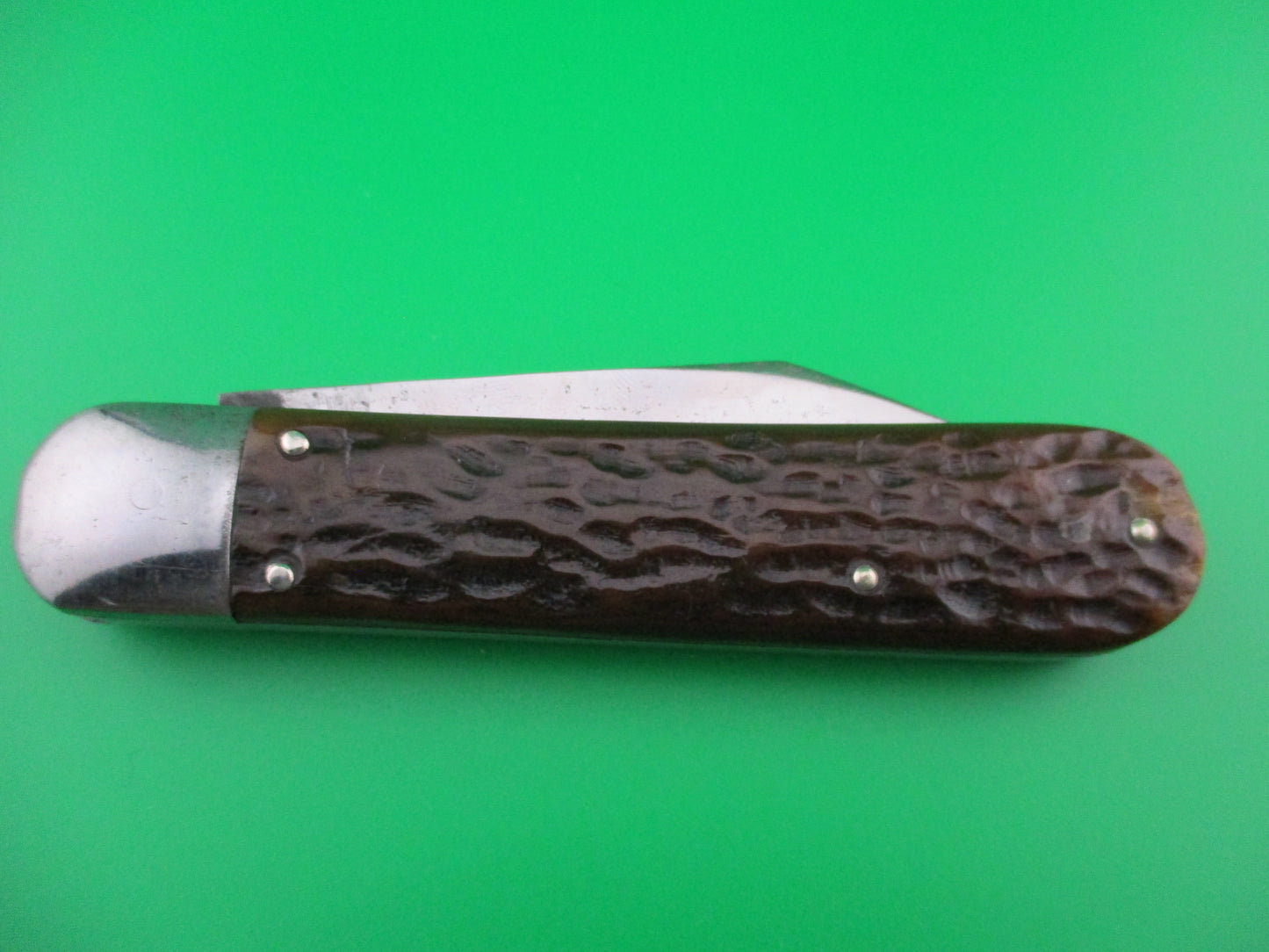 Presto Scout small stamp jigged bone switchblade