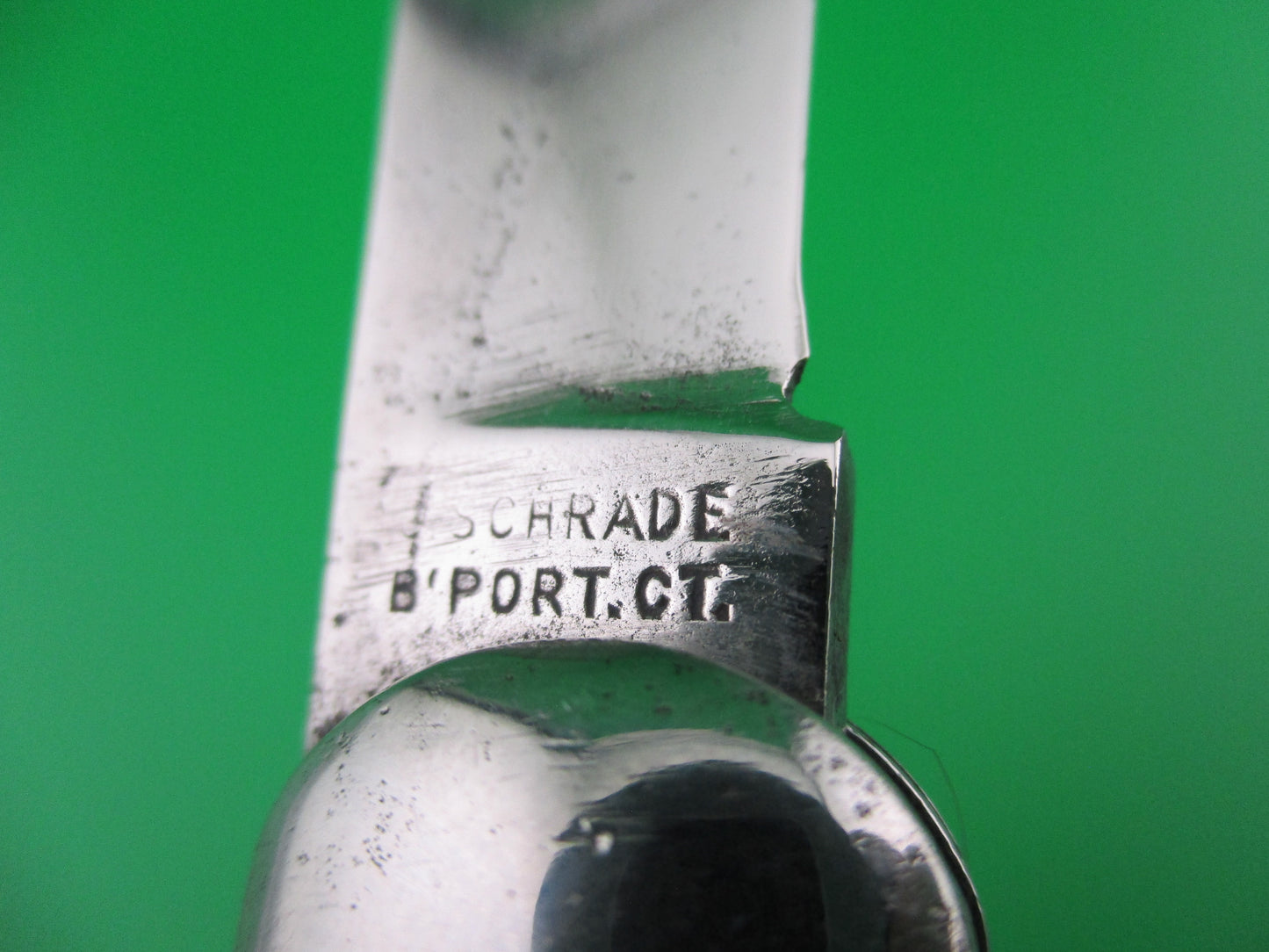 Presto Scout small stamp jigged bone switchblade