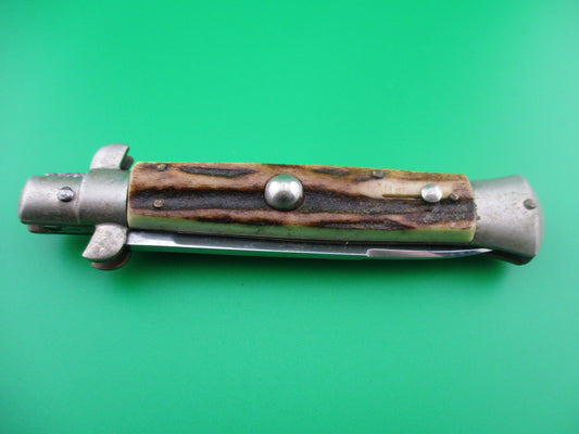 z Rostfrei (slant) 19.5cm Italian BOBC Stag vintage switchblade