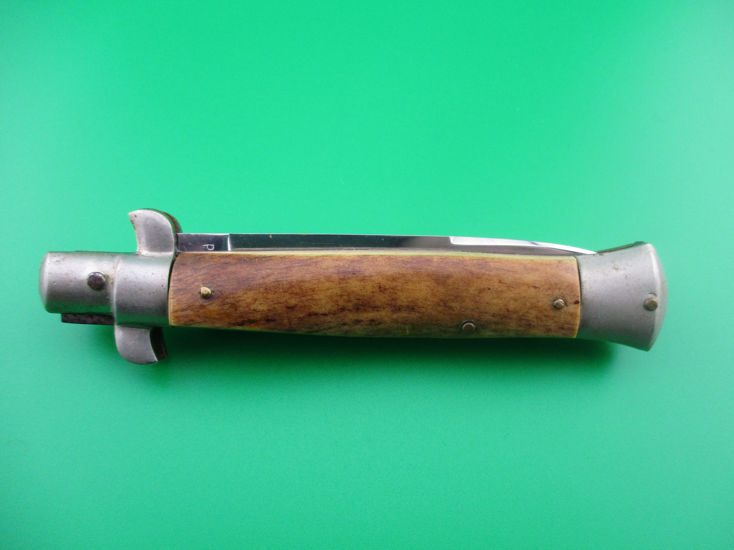 z Rostfrei (slant) 19.5cm Italian BOBC Stag vintage switchblade