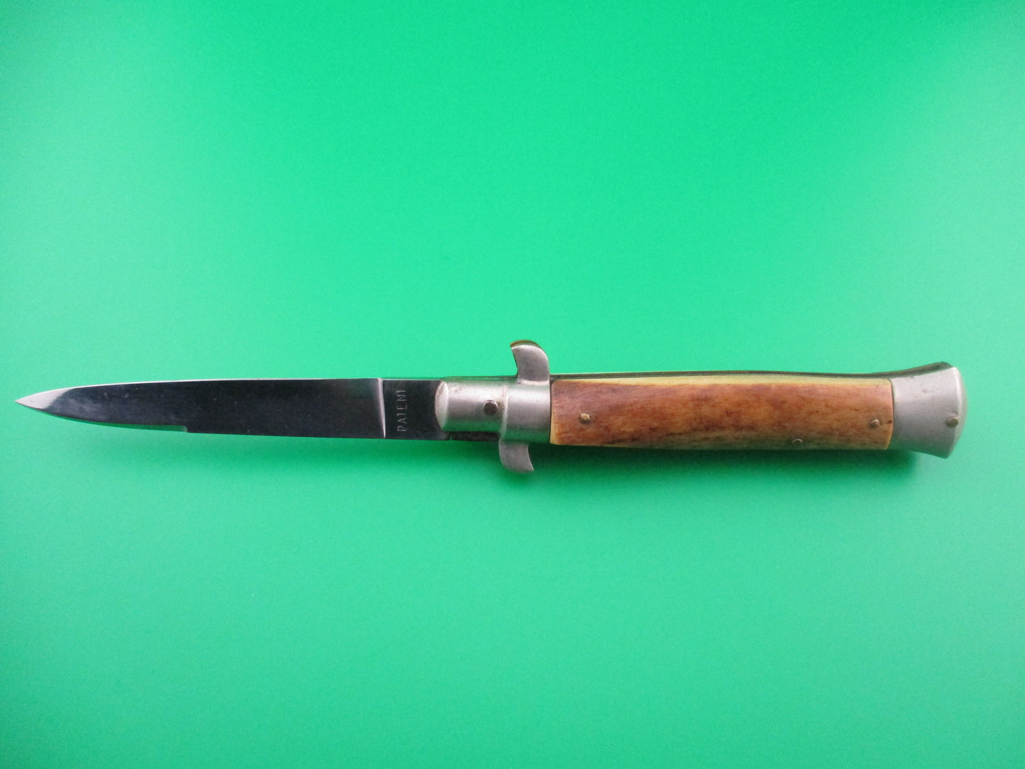z Rostfrei (slant) 19.5cm Italian BOBC Stag vintage switchblade
