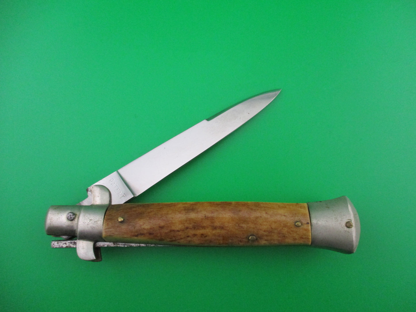 z Rostfrei (slant) 19.5cm Italian BOBC Stag vintage switchblade