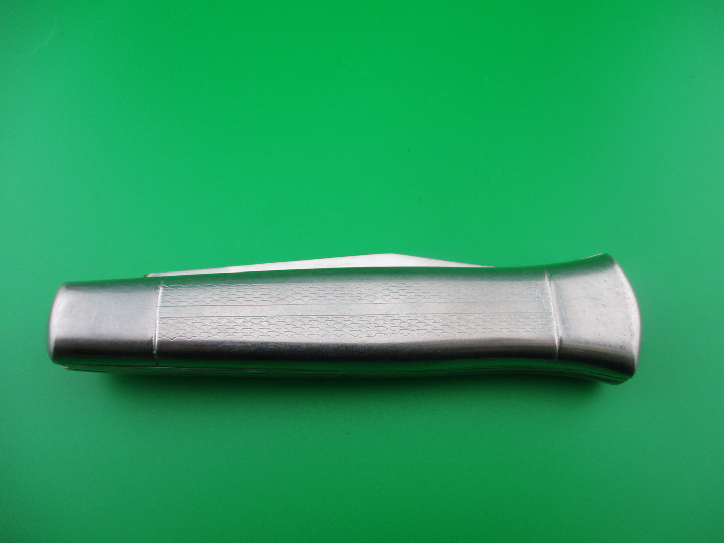 z ROSTFREI 19cm Italian Metal handle fishtail clip blade switchblade knife
