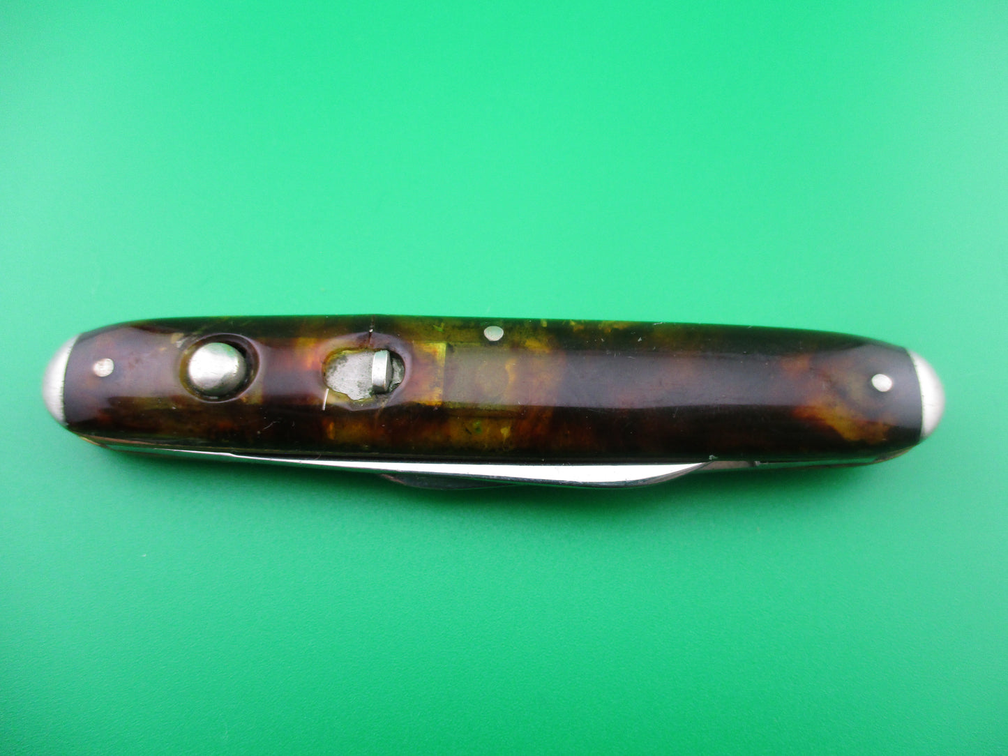 Schrade Cut Co Tortoise cell medium double switchblade